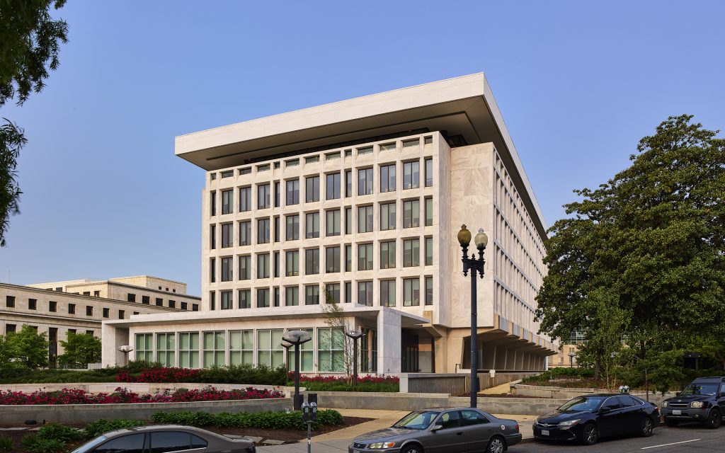 Martin Building in Washington, DC, where InteleCOM completed network infrastructure installation for the Federal Reserve Board